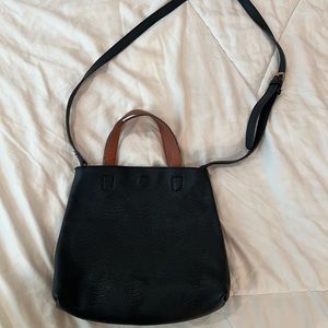 Black and brown purse
